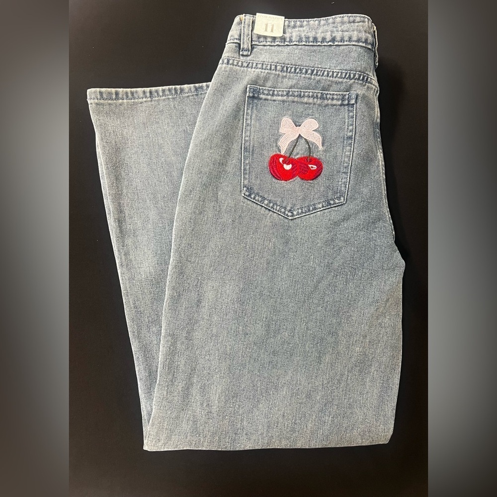 J for Justify Blue Straight Leg Jeans Classic Denim